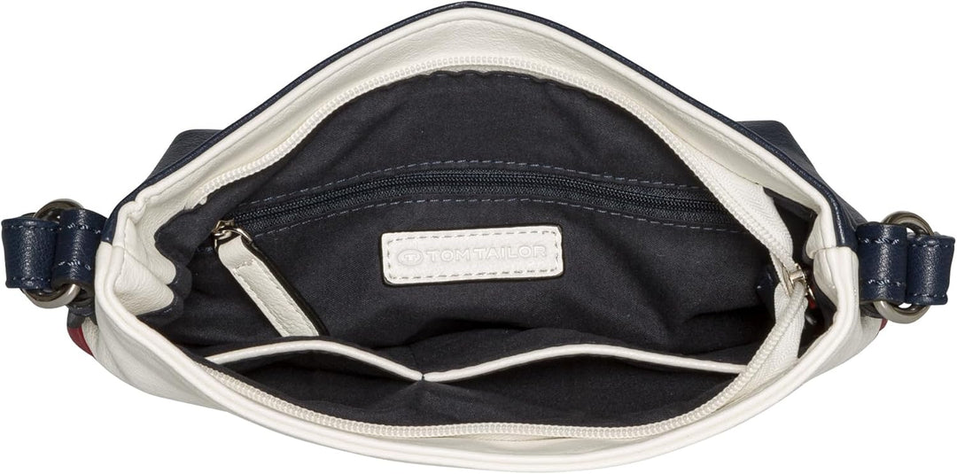 TOM TAILOR bags Ellen Damen Umhängetasche Crossbody Bag 25,5 x 5,5 x 23,5 Mixed Maritim, 25,5 x 5,5
