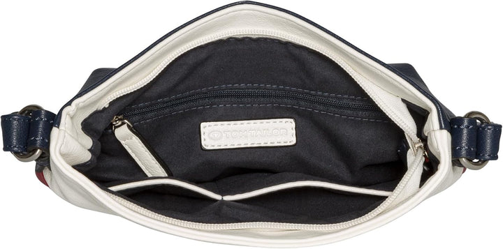TOM TAILOR bags Ellen Damen Umhängetasche Crossbody Bag 25,5 x 5,5 x 23,5 Mixed Maritim, 25,5 x 5,5