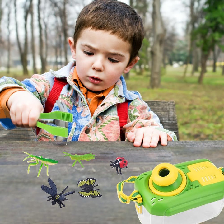 27 Stück Forscherset für Kinder, Entdecker Set mit Insekten Beobachtungsbox, Insektenfänger, Becherl