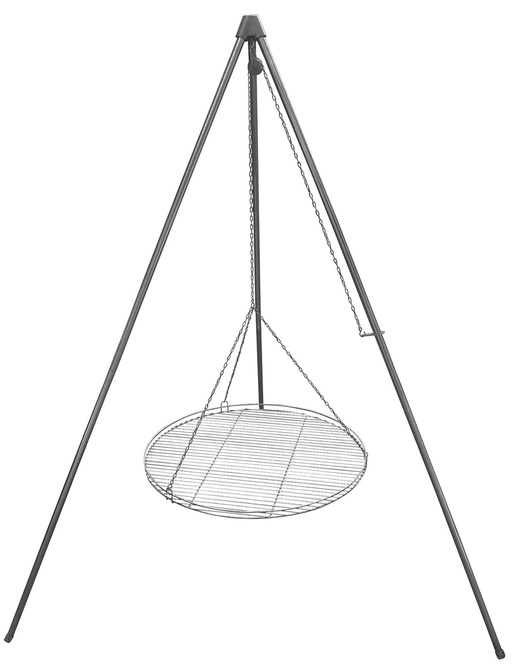 Huber Grillgeräte Dreibein Schwenkgrill inkl. 60 cm Rost aus deutscher Produktion, aus Aluminium