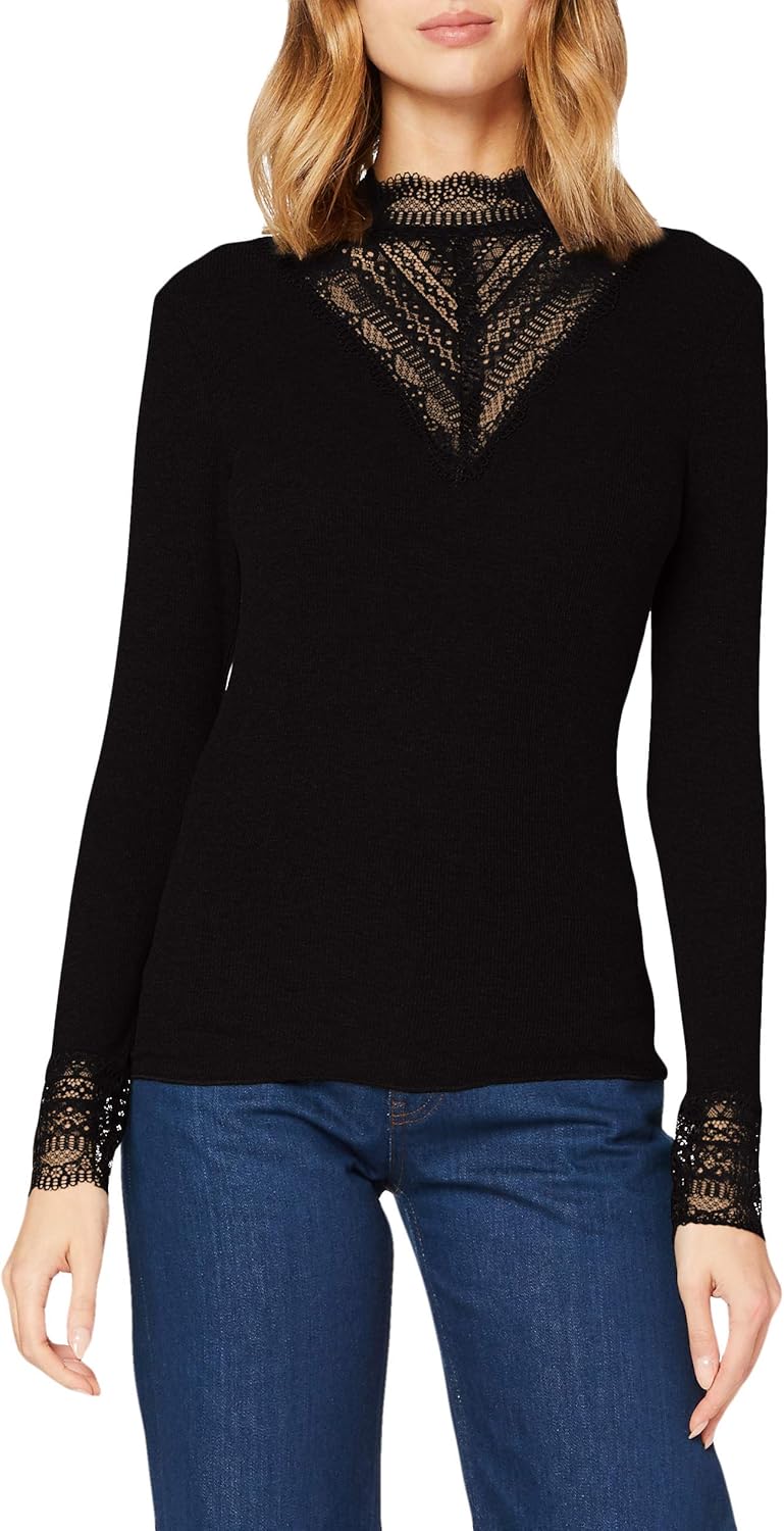 ONLY Damen Extra Lange Hemd Bluse Langarm Shirt Business Tunika aus Baumwolle Gestreift Uni ONLMATHI