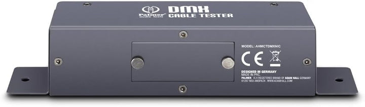 Palmer MCT DMX - Kabeltester für 3-Pol / 5-Pol DMX- und XLR-Kabel, grau Grey 1U, Grey 1U