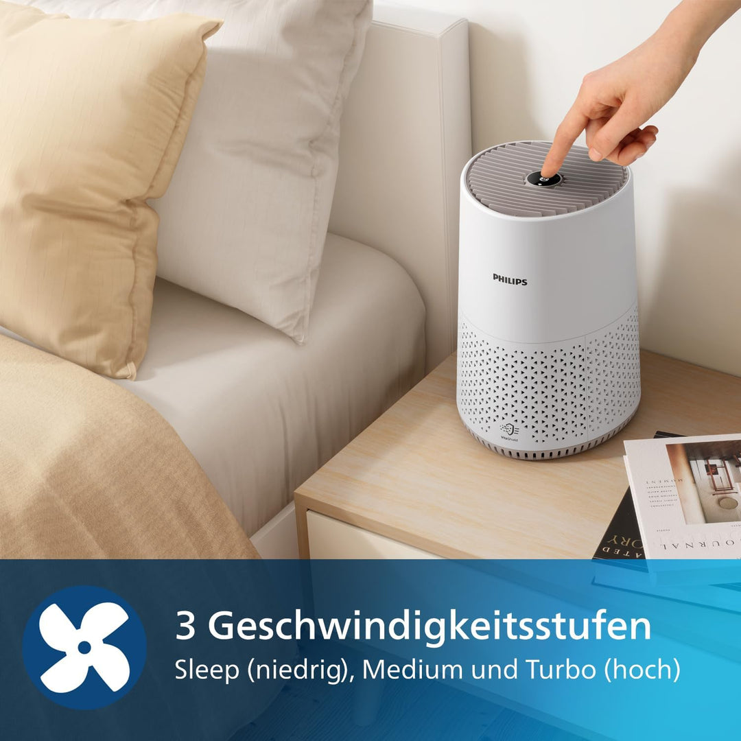 Philips Luftreiniger 600 Serie. Ultraleise und energieeffizient Für Allergiker. HEPA-Filter entfernt
