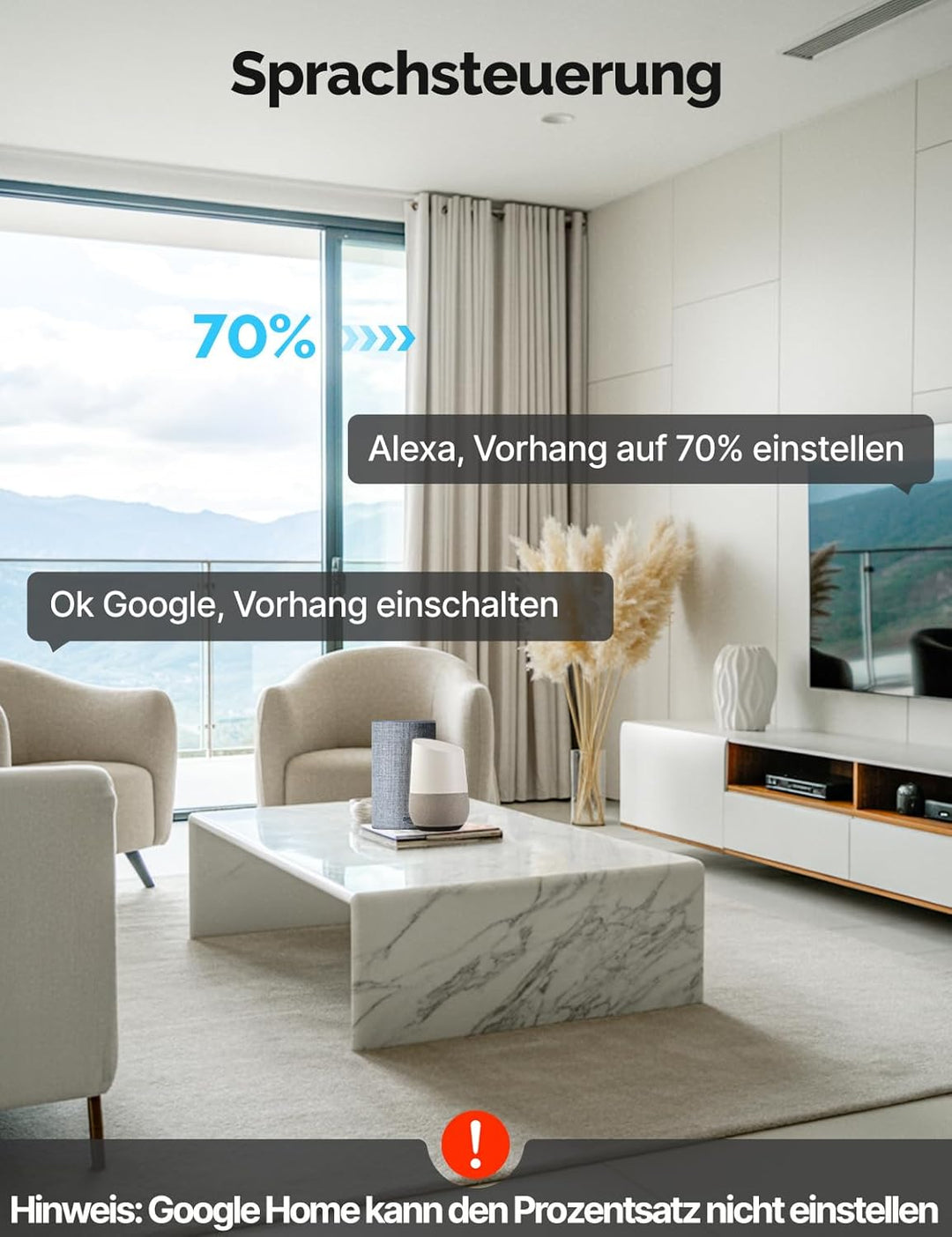 MOES Wlan Smart Rolladenschalter,Prozentuale Rolladensteuerung, Touch Alexa Rolladen Schalter, Smart