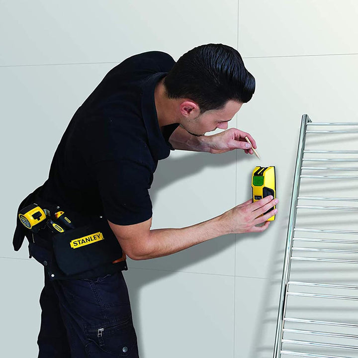 Stanley FatMax Materialdetektor S300 Ortungsgerät/Leitungssucher/Multifinder/Holzortung, LCD-Display