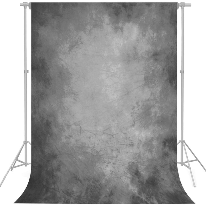 Fotohintergrund, 1,5 x 2,2 m Abstraktes Farbverlauf Hellgrau aus Stoff, Professioneller Fotografie H
