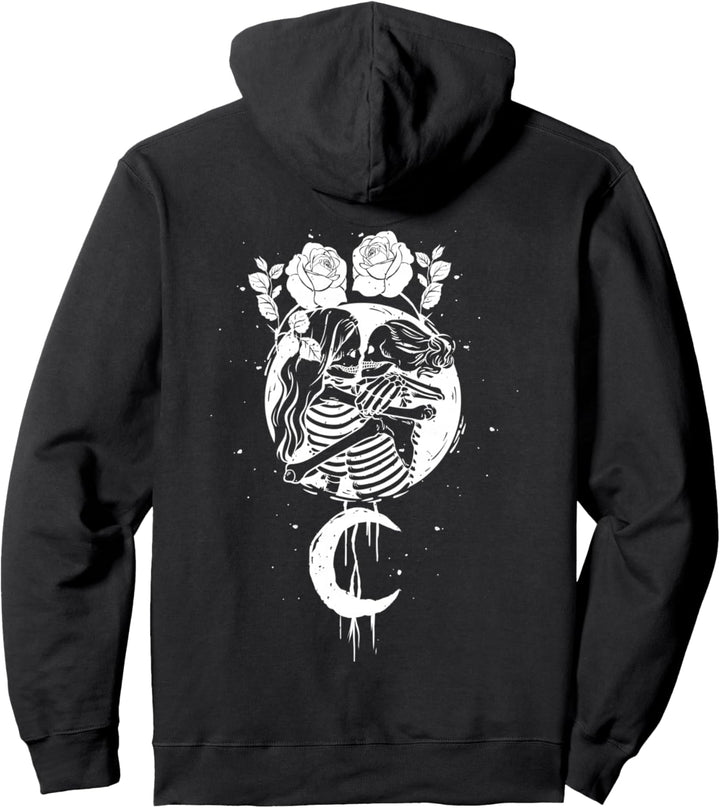 Okkult LGBTQ lesbischen pride Lesben Flagge LGBTQ Gothic Pullover Hoodie