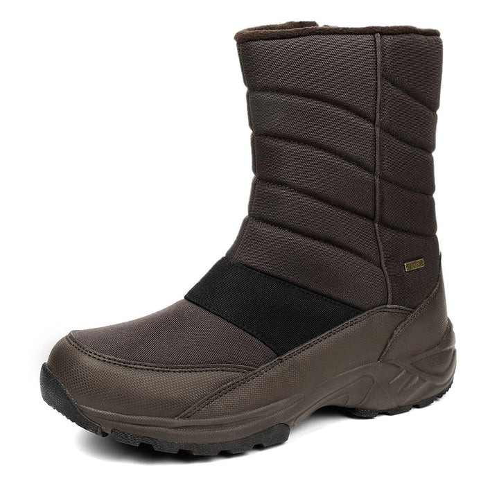 Winterstiefel Herren Wasserdicht Winterschuhe Warm Gefüttert Schneestiefel Leicht Wanderschuhe Trekk