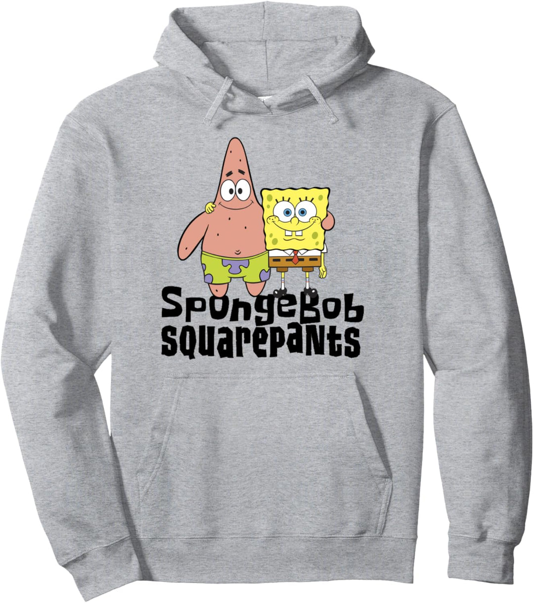 SpongeBob And Patrick Best Friends Logo Pullover Hoodie