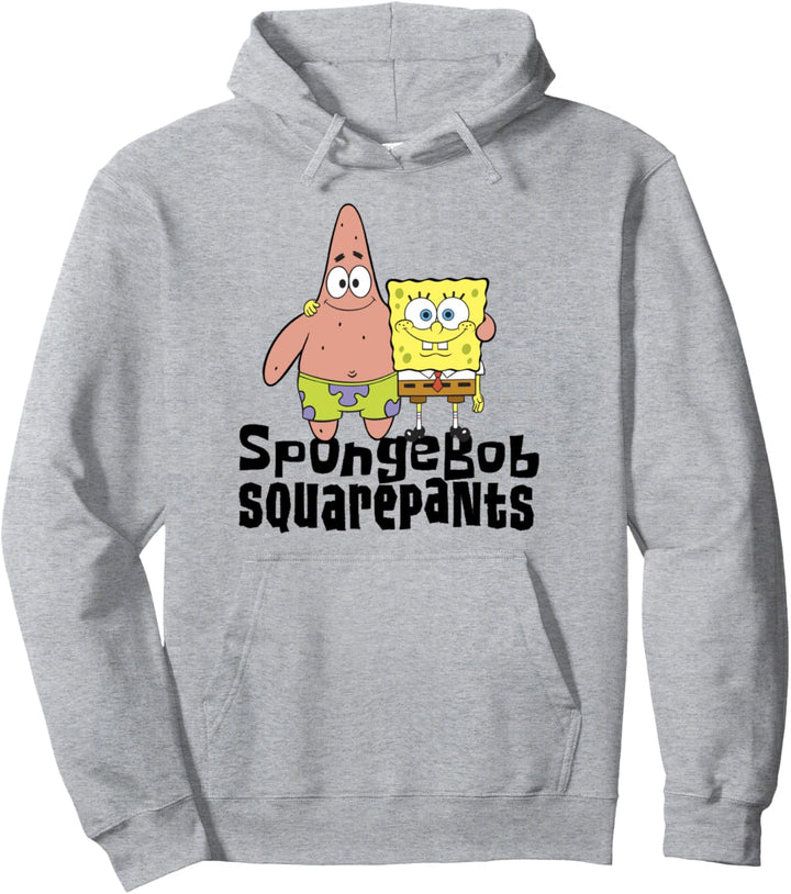 SpongeBob And Patrick Best Friends Logo Pullover Hoodie