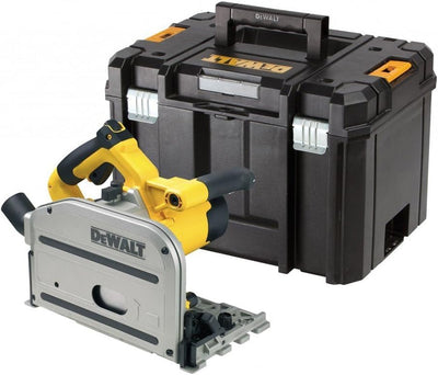 DeWalt Tauchkreissaegenset inkl TSTAK Box VI, 1300 W, 230 V + Führungsschiene (1.500 mm Länge, für T