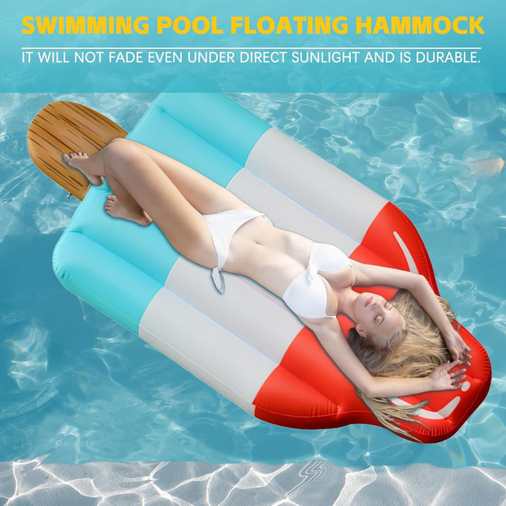 ACTOYS Luftmatratze Wasser Erwachsene Kinder, Luftmatratze Pool Aufblasbare, Aufblasbare Schwimmbett