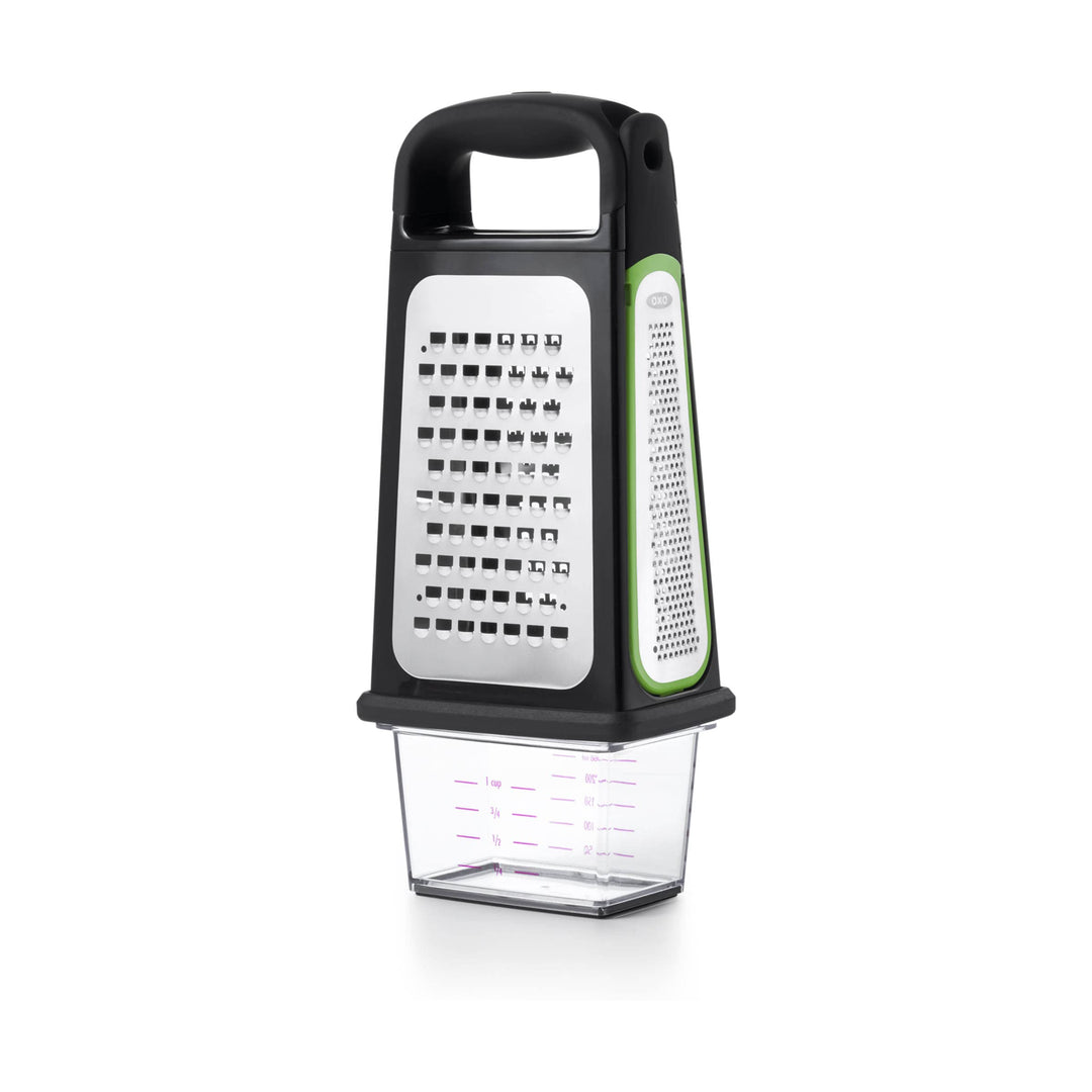 OXO GG BOX GRATER WITH REMOVABLE ZESTER Box Grater with Zester, Box Grater with Zester