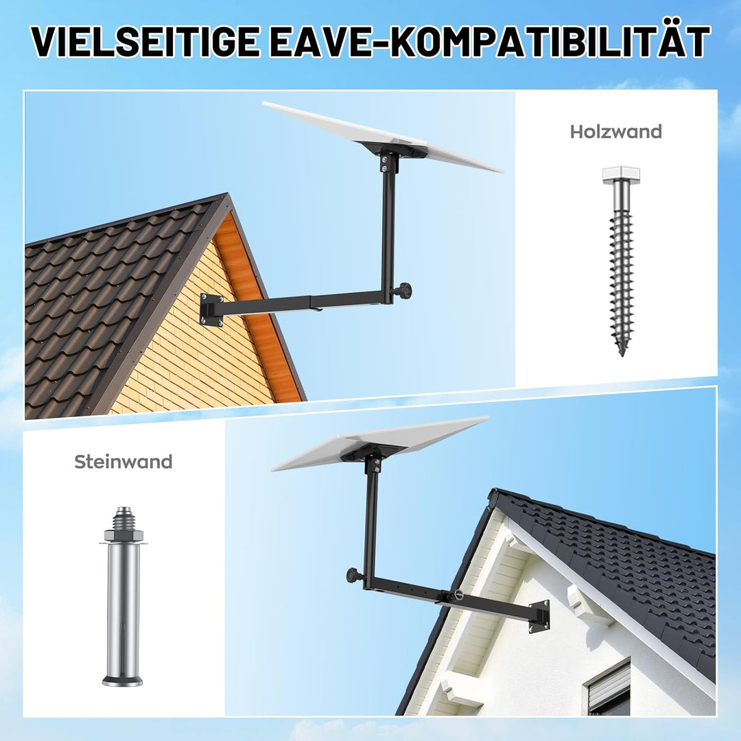 IMAYCC 360°Verstellbare Starlink Gen 3 Halterung mit Ausziehbarem-Masthalterung, Anti-RostStarlink G