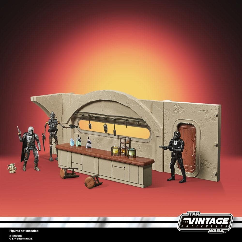 Star Wars The Vintage Collection The Mandalorian Nevarro Cantina Spielset, Imperialer Death Trooper