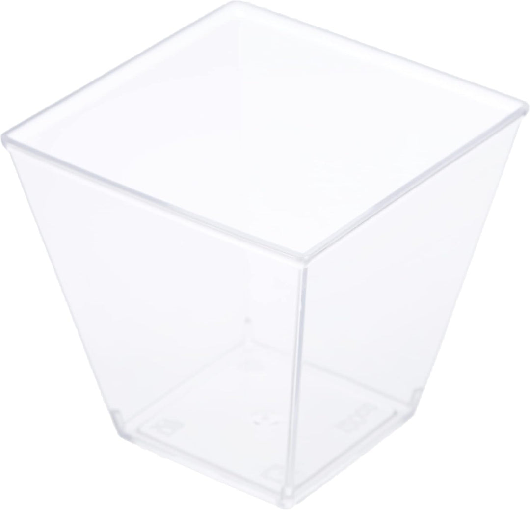 GUILLIN - Moulipack Verine 120C, 50 Stück, Pyramidenform, 12 cl, Polystyrol, transparent, 5,9 x 5,9