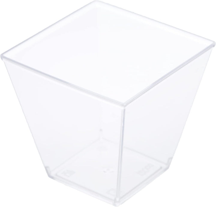 GUILLIN - Moulipack Verine 120C, 50 Stück, Pyramidenform, 12 cl, Polystyrol, transparent, 5,9 x 5,9