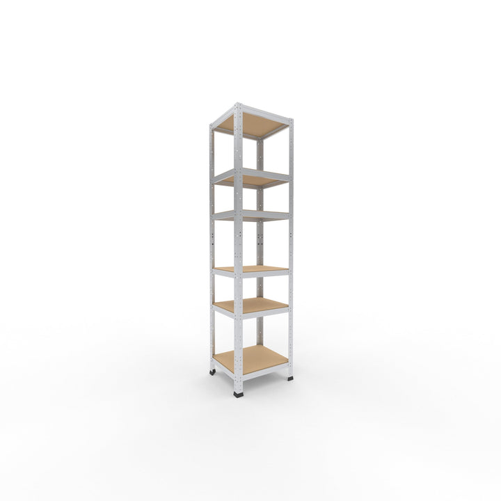 shelfplaza® 180x45x40cm Home Schwerlastregal verzinkt/Metallregal mit 6 Böden/Kellerregal Metall, Ga