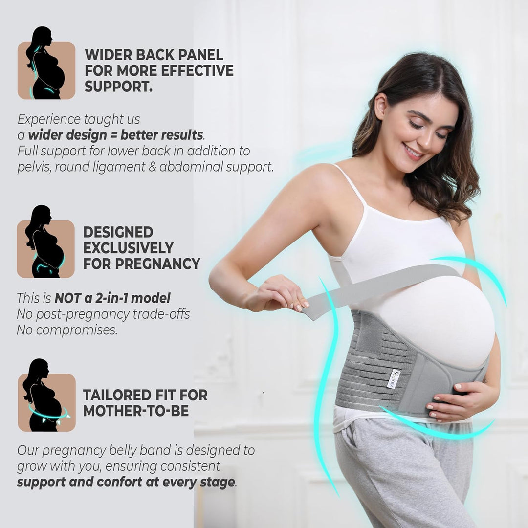 NEOtech Care - Bauchgurt für die Schwangerschaft - stützt Taille, Rücken &amp; Bauch - Schwangerschaftsg