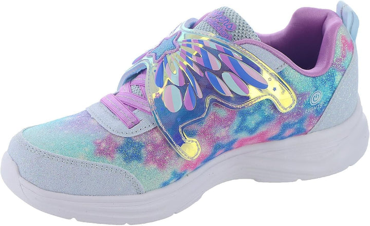 Skechers Mädchen Glimmer Kicks-Magical Wings Sneaker 30 EU Blau, 30 EU Light Blue Synthetic Lavender