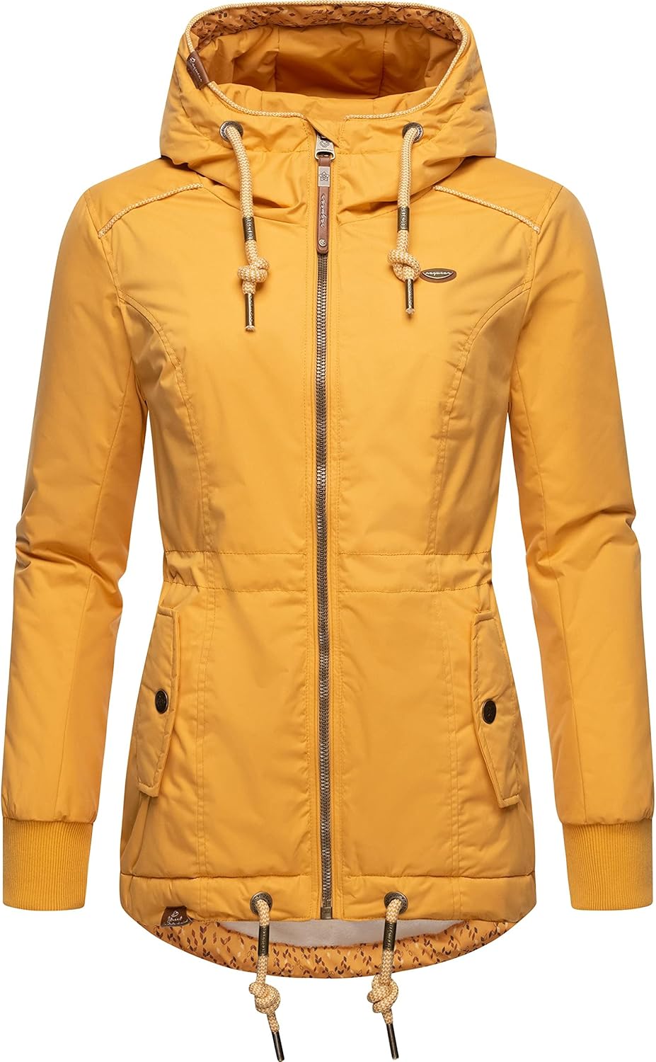 Ragwear Damen Winterjacke Outdoorjacke wasserdicht mit Kapuze YM-Danka XS-6XL S Honey22, S Honey22