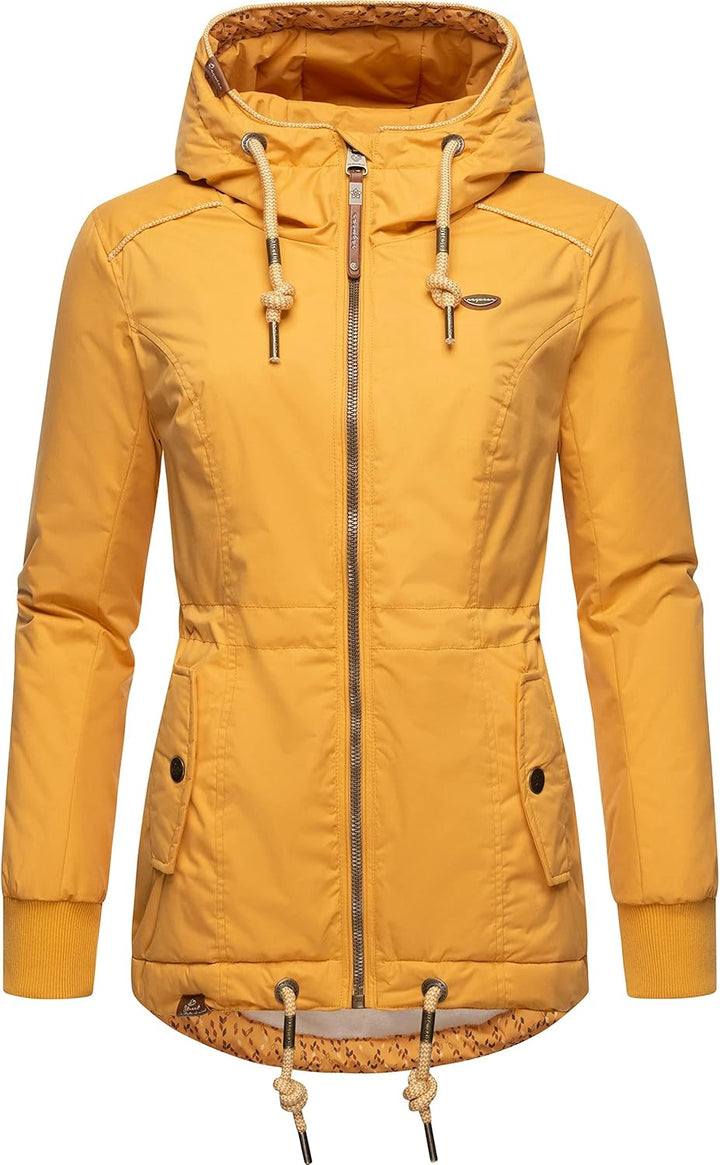 Ragwear Damen Winterjacke Outdoorjacke wasserdicht mit Kapuze YM-Danka XS-6XL S Honey22, S Honey22