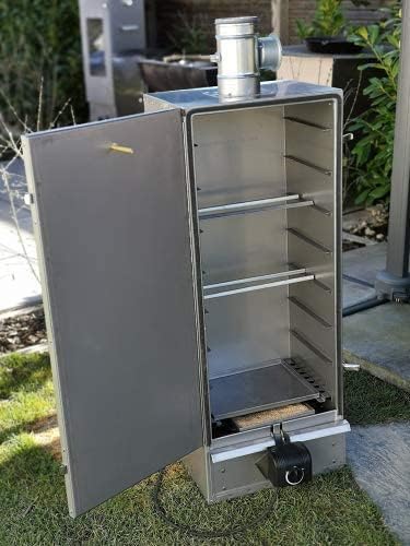 SMOKI: ISOLIERTER Räucherofen 85x39x33cm aus V2A-Edelstahl