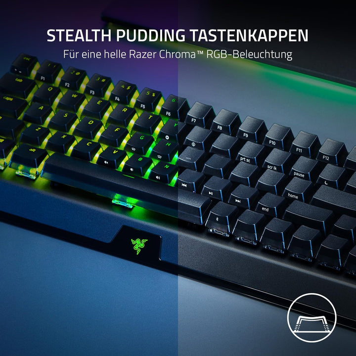 Razer BlackWidow V3 Mini HyperSpeed (Yellow Switch) - Kabellose 65% Mechanische Gaming Tastatur (Ger