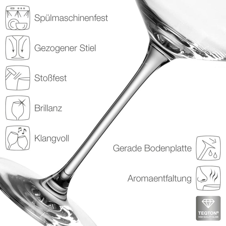 GRAVURZEILE Leonardo Weinglas inkl. Holzkiste - Die beste Mama der Welt Design - Glas mit Lasergravu
