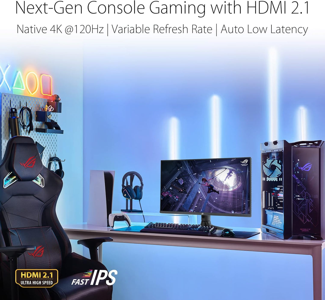 ASUS ROG Strix XG32UQ - 32 Zoll 4k UHD Gaming Monitor - 160 Hz, 1ms GtG, Freesync Premium Pro &amp; G-Sy