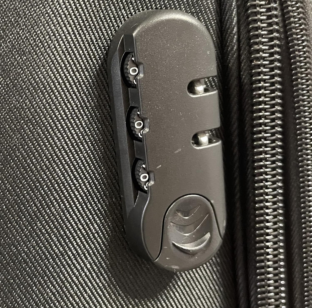 Pilotenkoffer Zante mit Rollen Handgepäckkoffer Rollkoffer 360° Leichtlauf-Doppelrollen Räder Zahlen