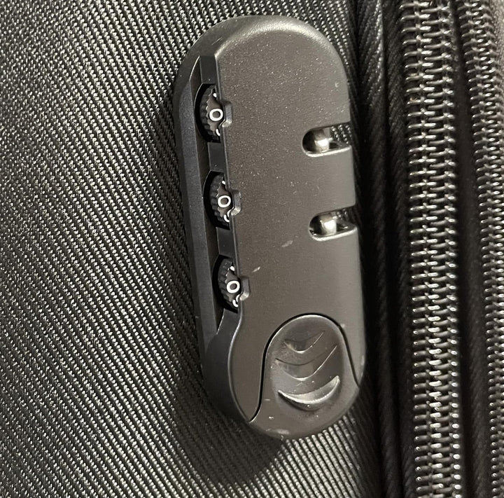 Pilotenkoffer Zante mit Rollen Handgepäckkoffer Rollkoffer 360° Leichtlauf-Doppelrollen Räder Zahlen