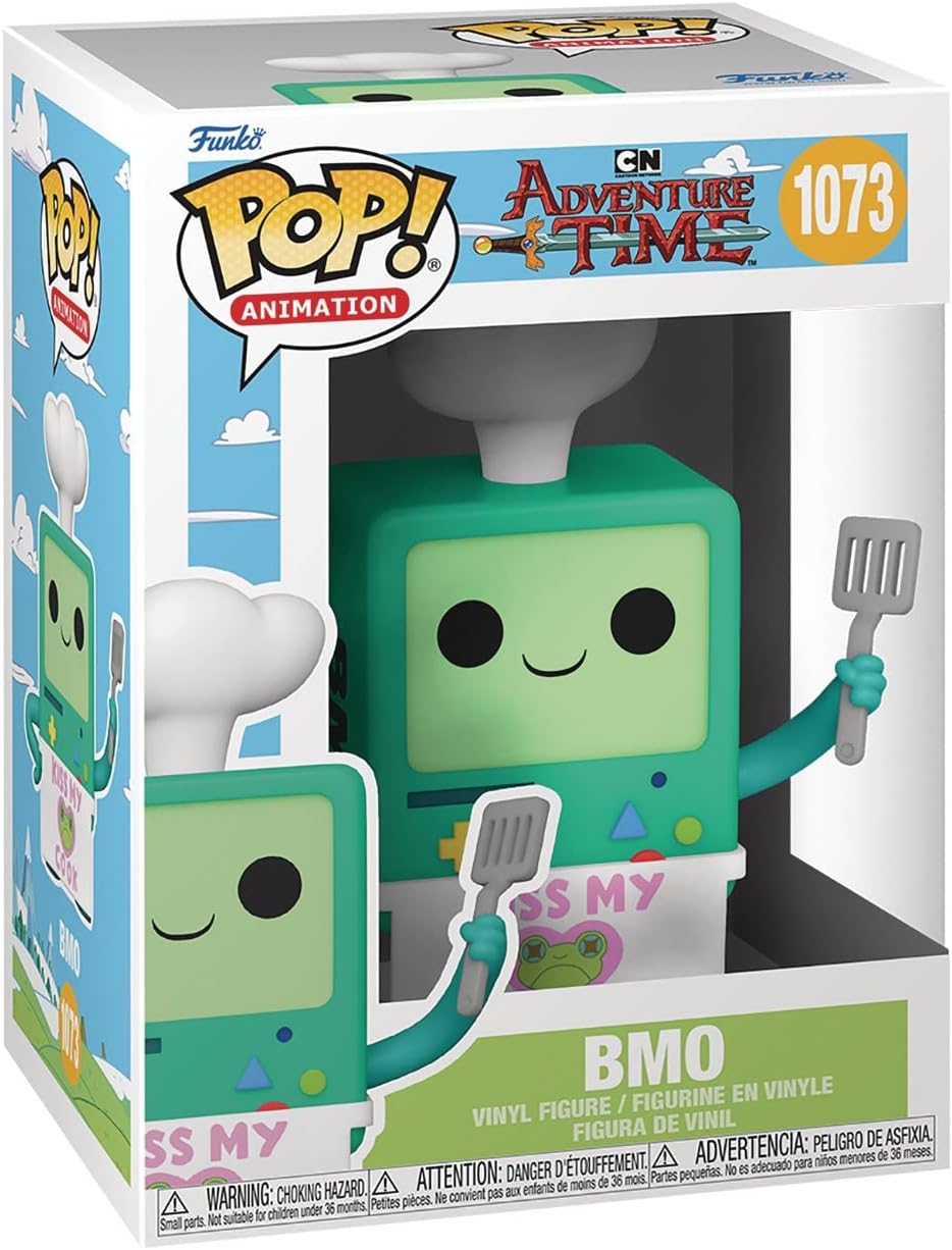 Funko Adventure Time – BMO Cook Pop! Vinyl-Figur (Bundled with Compatible Pop Box Protector Case)