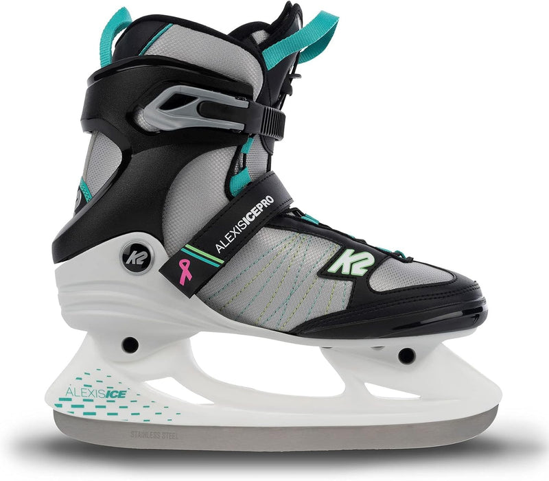 K2 Skates Damen Schlittschuhe Alexis Ice Pro, black - teal, 25F0016.1.1.070