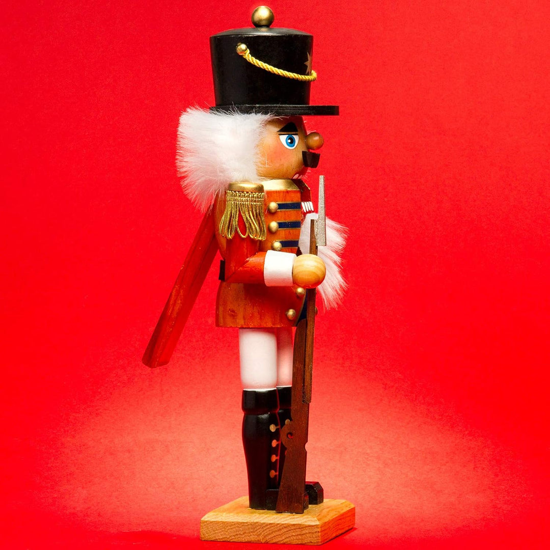 SIKORA NK-H Deko Nussknacker Figur aus Holz Verschiedene Motive 2 Grössen, Grösse:Höhe ca. 34 cm, Fa
