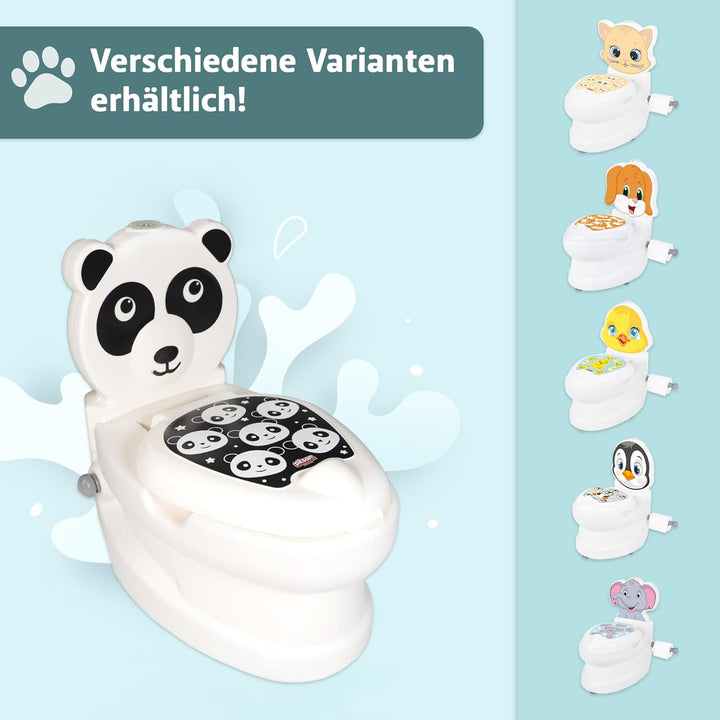 Lemodo Kindertöpfchen Töpfchen Kinder ab 18 Monate Kindertoilette Babytopf mit Spülgeräusch herausne