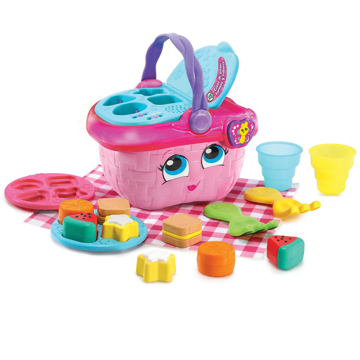 Leapfrog VTech Picknickkorb Formen und Geschmacksrichtungen, Nestbares Spielzeug für Kinder ab 1 Jah