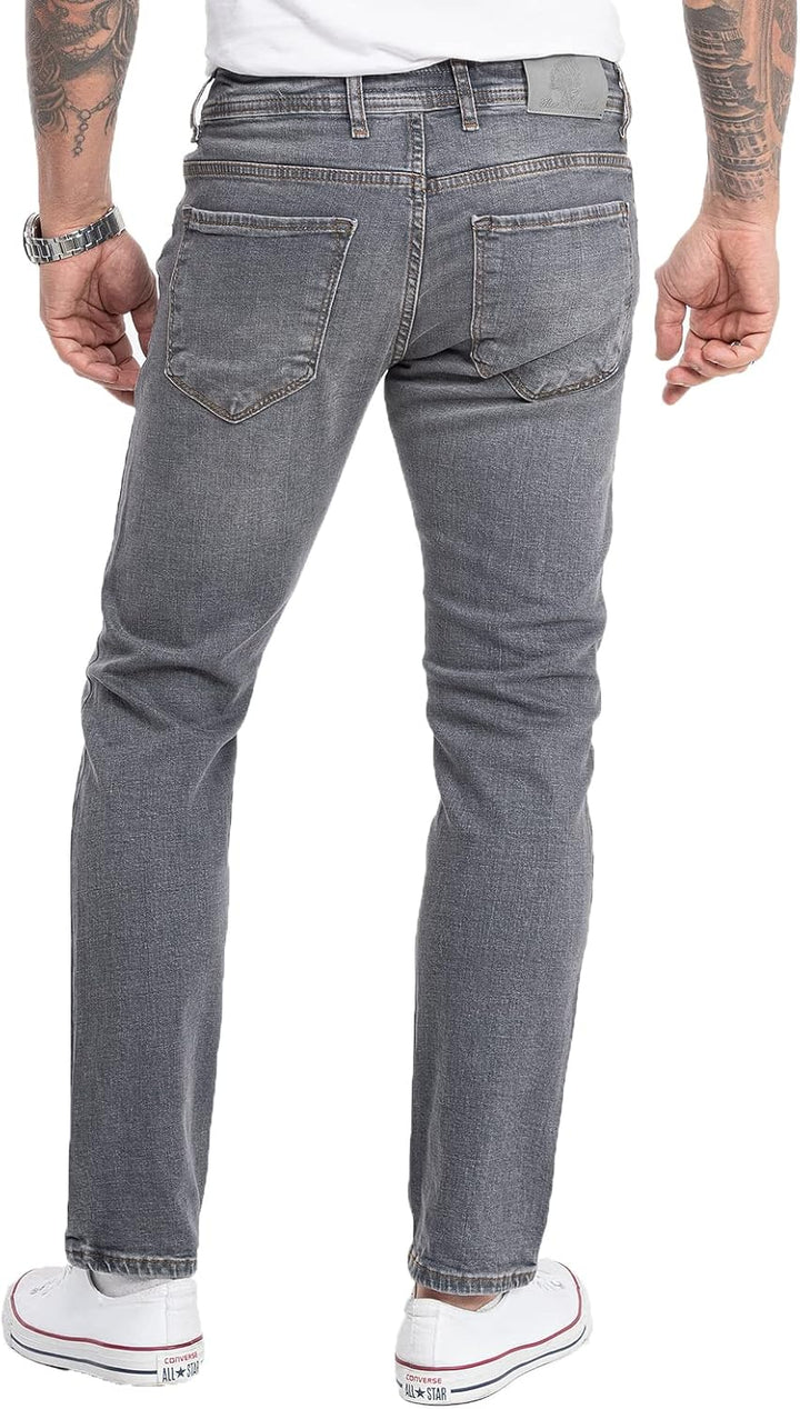Rock Creek Herren Designer Jeans Denim Blau Hose Herrenjeans RC-2098 W29-W44 29W / 30L Rc-2276-grau,