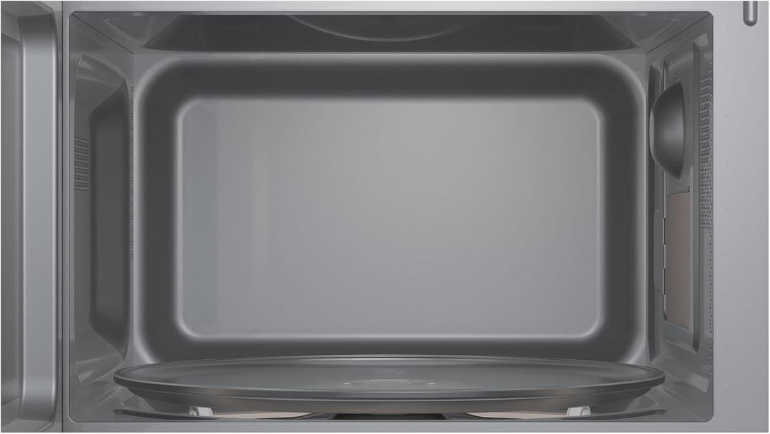 Bosch BFL523MB3 Serie 2 Einbau-Mikrowelle, 38 x 50 cm, 800 W, Drehteller 27 cm, Türanschlag Links, A