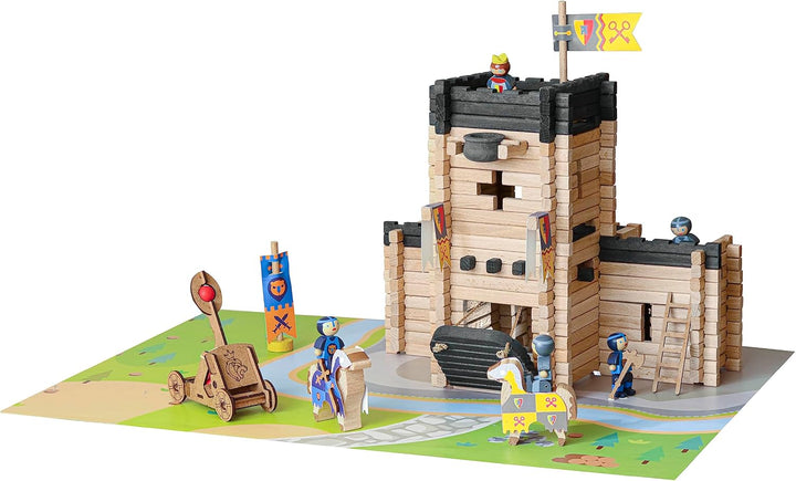 Jeujura - 8028 – Burg Fort et CatapuLTE – 270 Teile – ab 5 Jahren