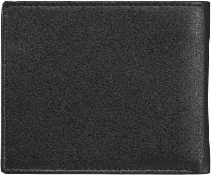 Red Baron Portemonnaie Geldbörse Herren Elegantes Design Schwarz matt - mit Fach für EIN Einkaufswag