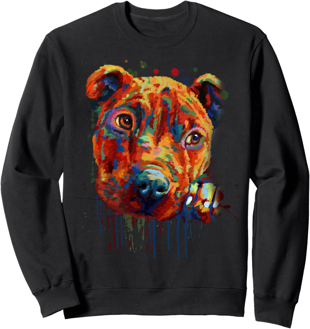 Pitbull für eine Pitbull Terrier Mama Sweatshirt