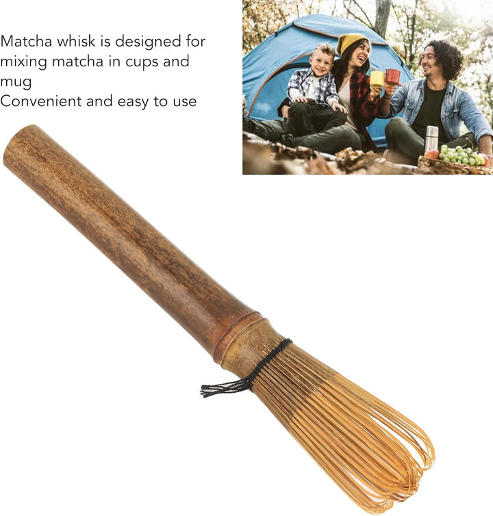 Natürlicher Bambus Matcha, Matcha Schneebesen Bambus Schneebesen Matcha Pinsel Tee Pulver Schneebese