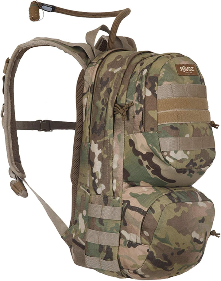 Source Herren Commander Trinkrucksack 10 L + 3 Liter Multicam, 10 L + 3 Liter Multicam