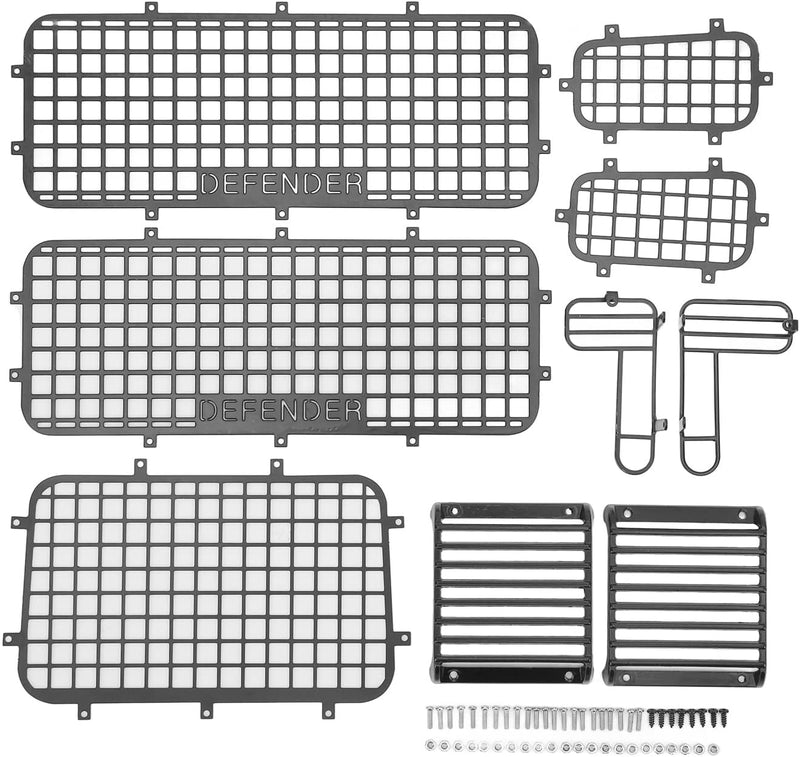 RC-Fenstergitter aus Metall, Klein, Leicht, Exquisite Verarbeitung, Simulation Exquisite Verhindert