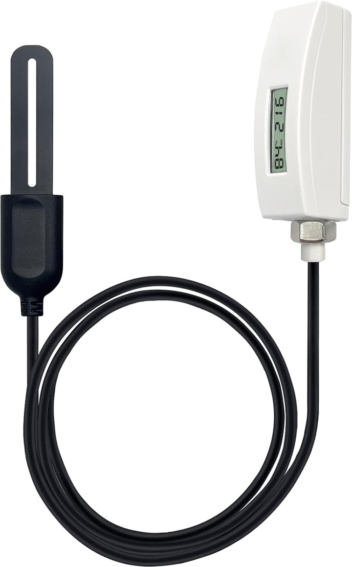 ECOWITT Bodenfeuchtesensor WH51L mit 1M Kabel, 8 Kanäle Blumen Pflanzen Feuchtigkeitsmonitor mit LCD