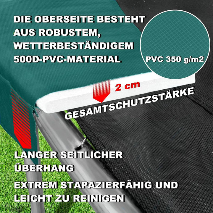 Baunsal® Trampolin Randabdeckung Ø 183 244 250 275 300 305 335 366 370 396 400 427 430 457 460 487 4