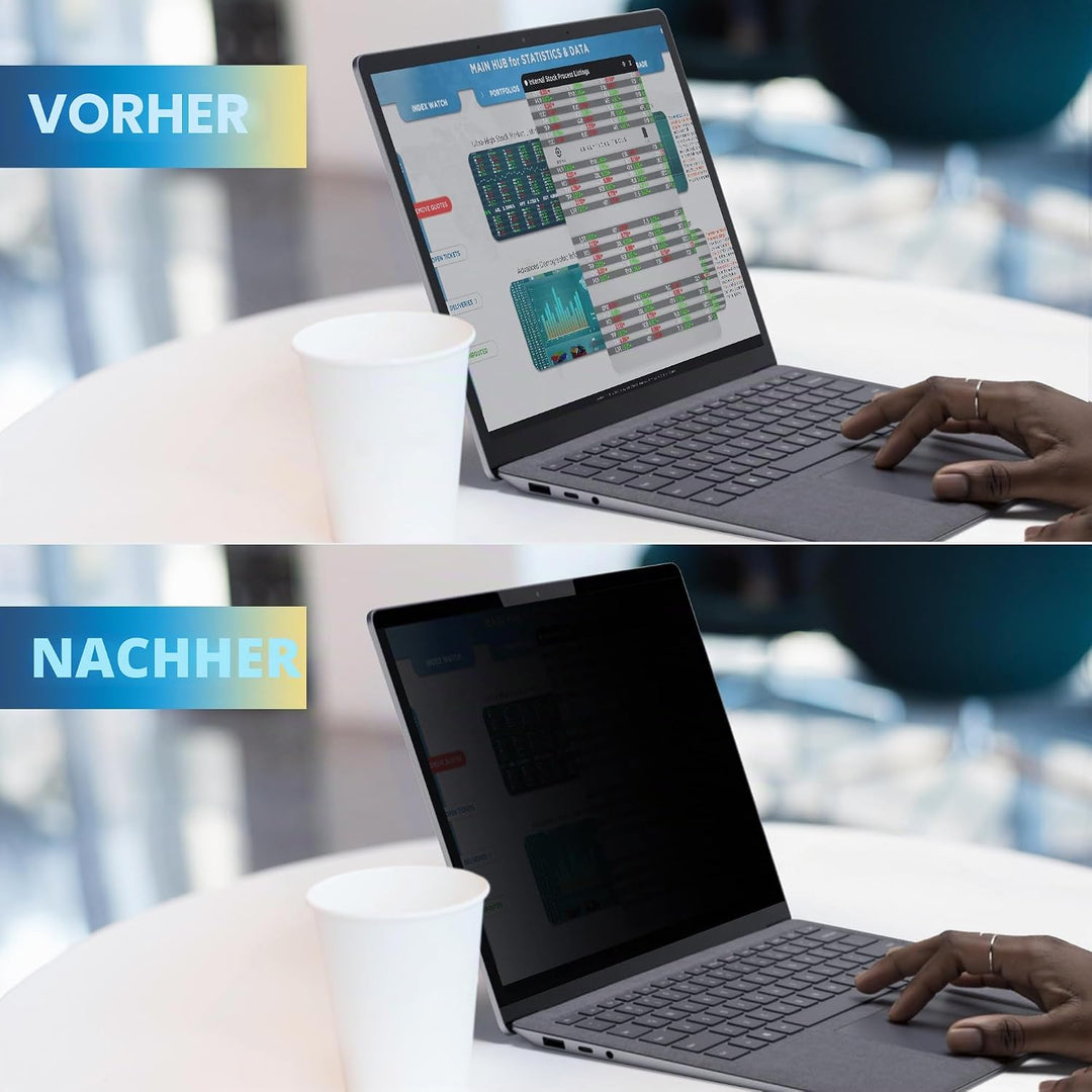SenseAGE Magnetischer Blickschutzfilter für Microsoft Surface Pro X/9/8 (13 Zoll), Entfernbare, Anti