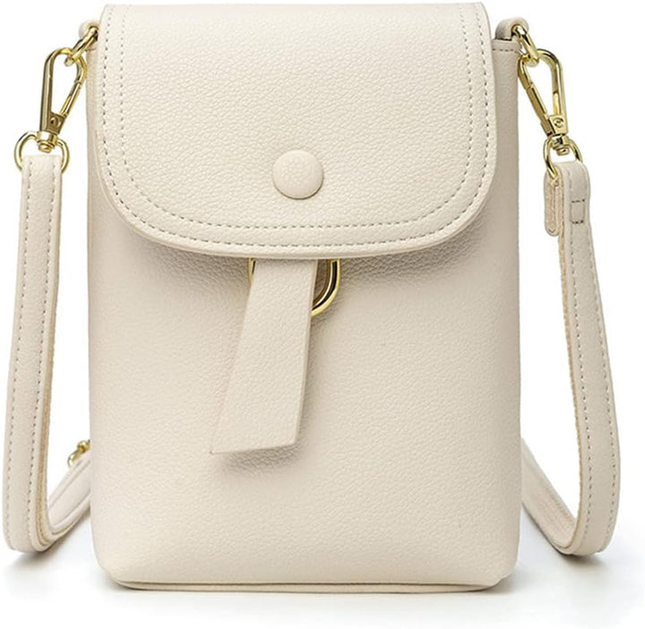 PORRASSO Mode Handy Umhängetasche Damen Handytasche Mädchen Min Schultertasche PU Geldbörse Crossbod