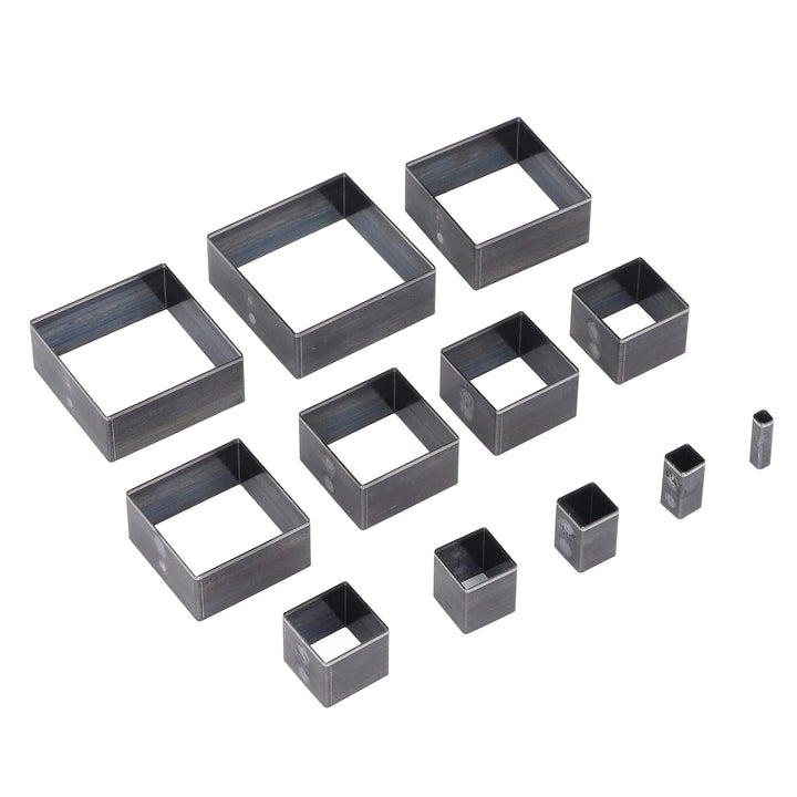 Leder Schneidwerkzeug, Quadratische Lederstanze 5 Mm Bis 60 Mm Stanze für Handgefertigtes DIY-Lederh